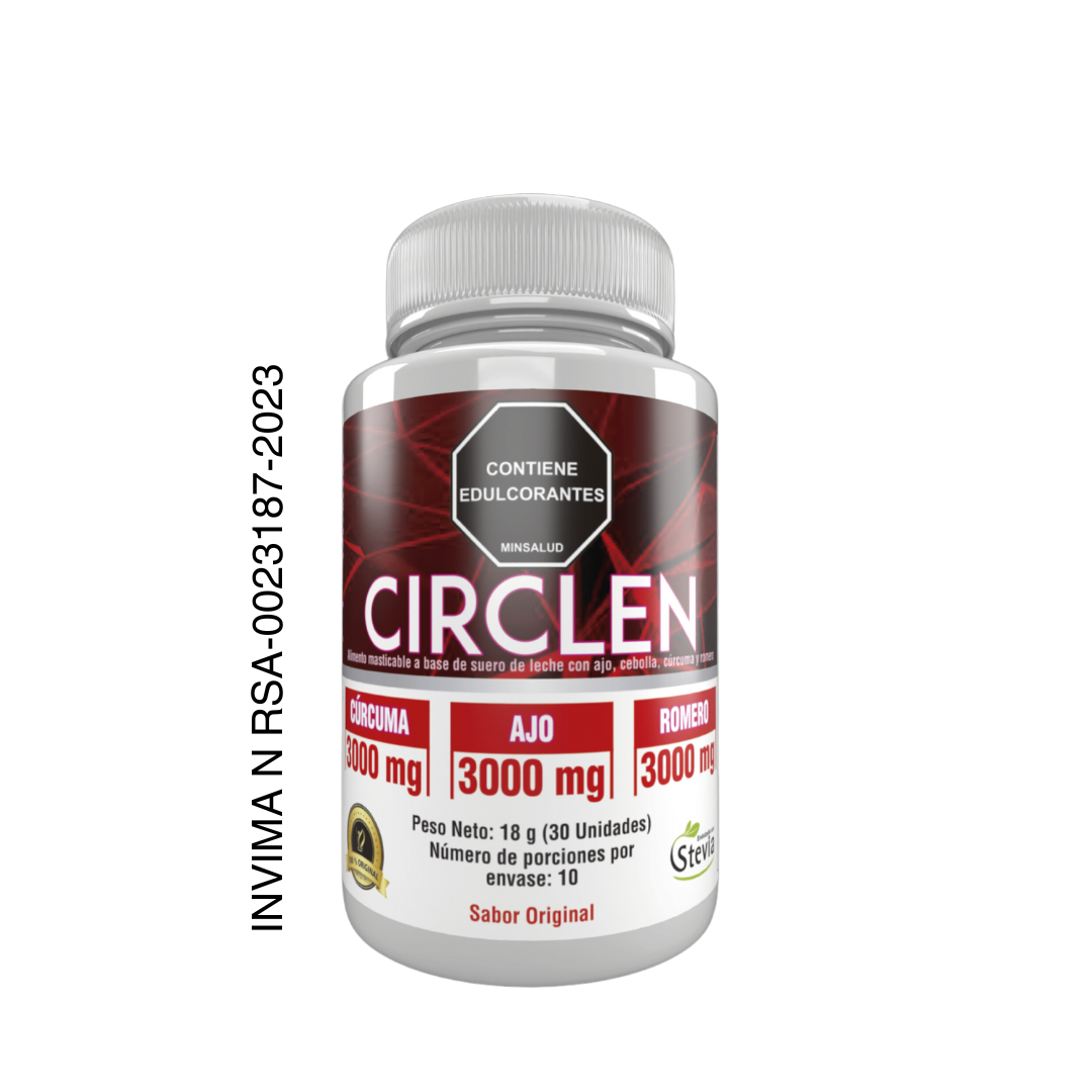 CIRCLEN · Registro INVIMA · 30 unidades masticables
