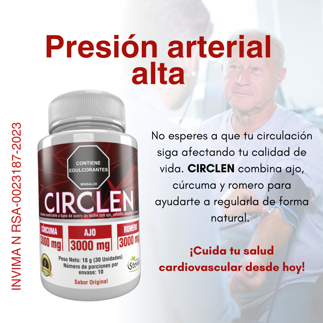 CIRCLEN ayuda a controlar la presión arterial