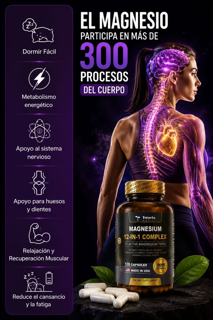 Beneficios claves del magnesio